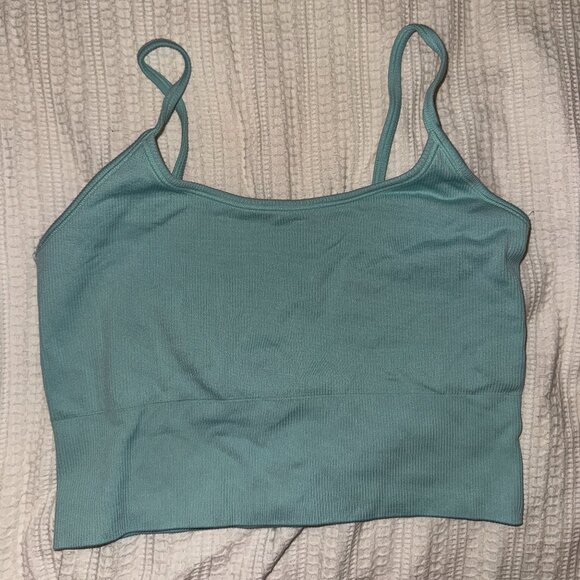 Athleta Tops - Athleta Seafoam Green Backless Tank Top